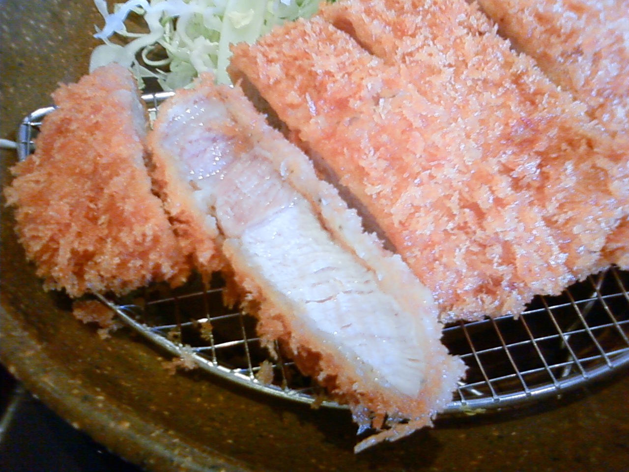 とんかつながた園 厚切りとんかつ定食 食べ物感想 広岡威吹の作家ブログ