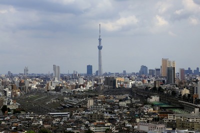 北とぴあから見た東京スカイツリー