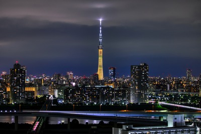 金メダルをイメージした特別ライティング