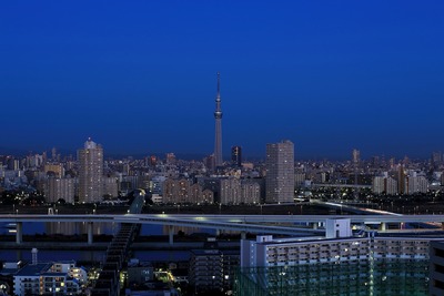 夜明けの東京スカイツリー