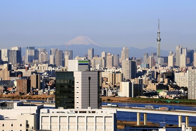 東京タワーの場所に東京スカイツリー
