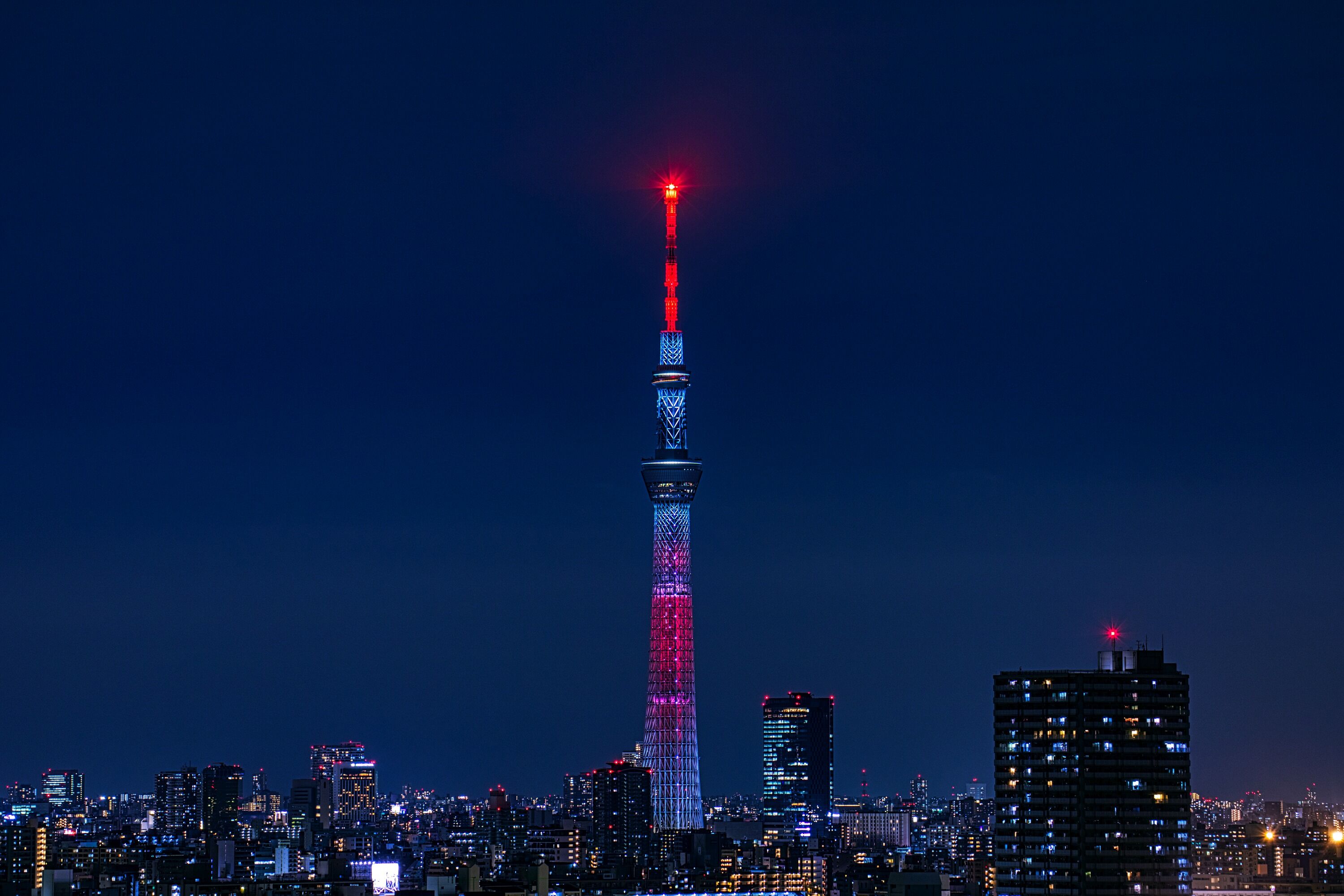 東京スカイツリーの特別ライティング 鬼滅の刃 年10月16日 東京スカイツリー定点観測所