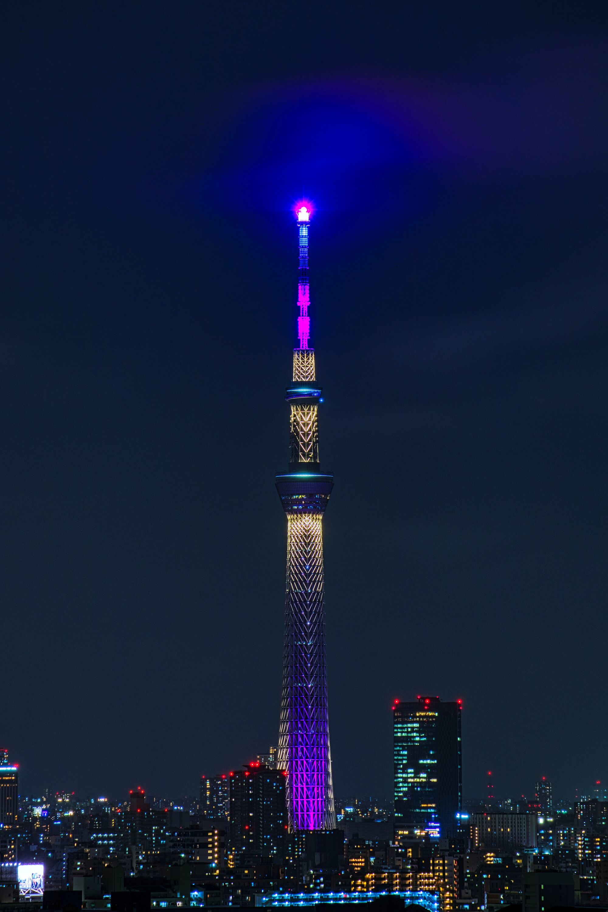 東京スカイツリー夜景 雅 年7月1日 東京スカイツリー定点観測所