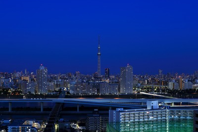 夜明けの東京スカイツリー