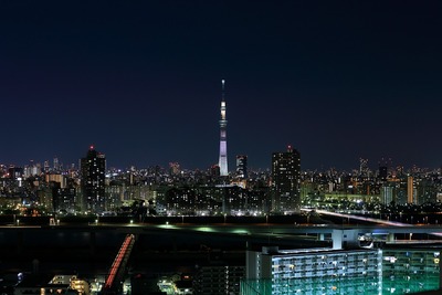 東京スカイツリー特別ライティング「ホワイトショコラ」