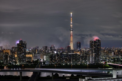 隅田川花火大会と東京スカイツリー