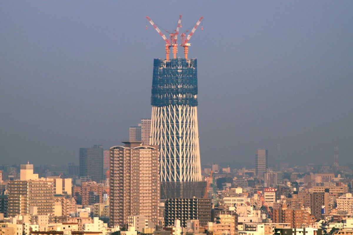 09年10月28日の東京スカイツリー 自宅から 東京スカイツリー定点観測所 09年10月28日の東京スカイツリー 自宅から 東京スカイツリー定点観測所