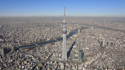 東京スカイツリー空撮