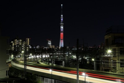 東京スカイツリー「光の3原色」