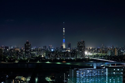 東京スカイツリーのハッピーレインボー