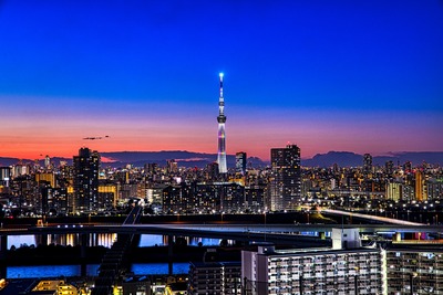 東京スカイツリー夕景
