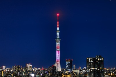 『魔法少女まどか☆マギカ』コラボの特別ライティング「佐倉杏子」