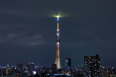 東京スカイツリー夜景「幟」