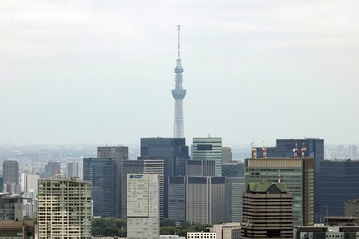 渋谷スカイから見た東京スカイツリー