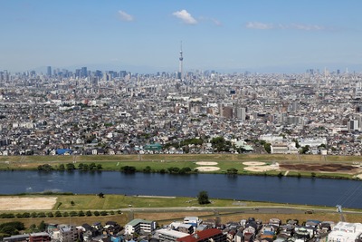 アイリンクタウン市川から見た東京スカイツリー