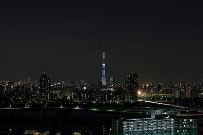 東京スカイツリー開業2周年記念特別ライティング『咲』
