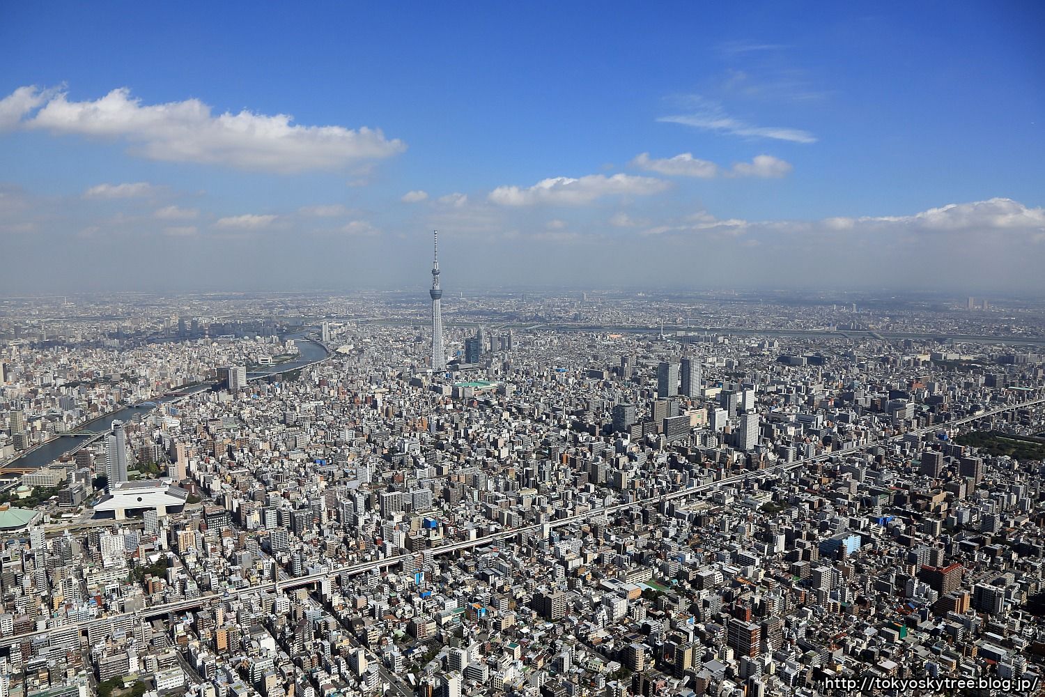 東京スカイツリー空撮 その7 15年10月3日 東京スカイツリー定点観測所
