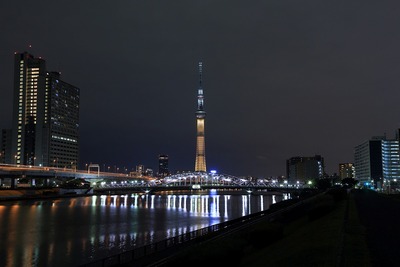 東京スカイツリー夜景「金メダル」