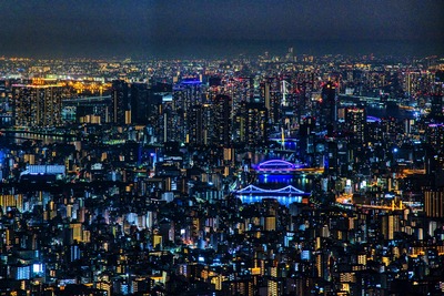 東京スカイツリー天望デッキからの夜景