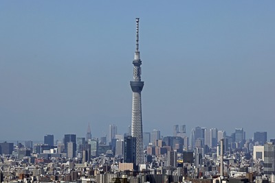 アイ・リンクタウン展望施設から見た東京スカイツリー