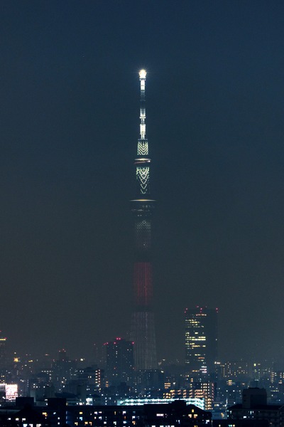 埼玉県をイメージした特別ライティング