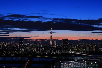 トワイライトタイムの東京スカイツリー「雅」