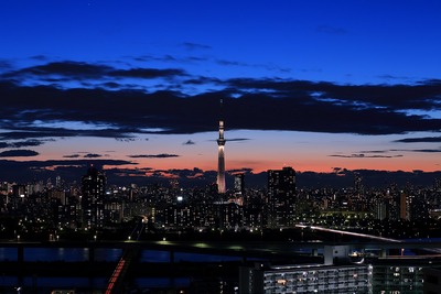 トワイライトタイムの東京スカイツリー「雅」