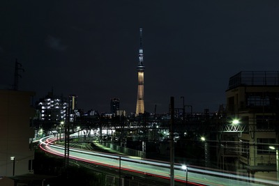 東京スカイツリー夜景「金メダル」
