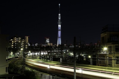 東京スカイツリー「光の3原色」