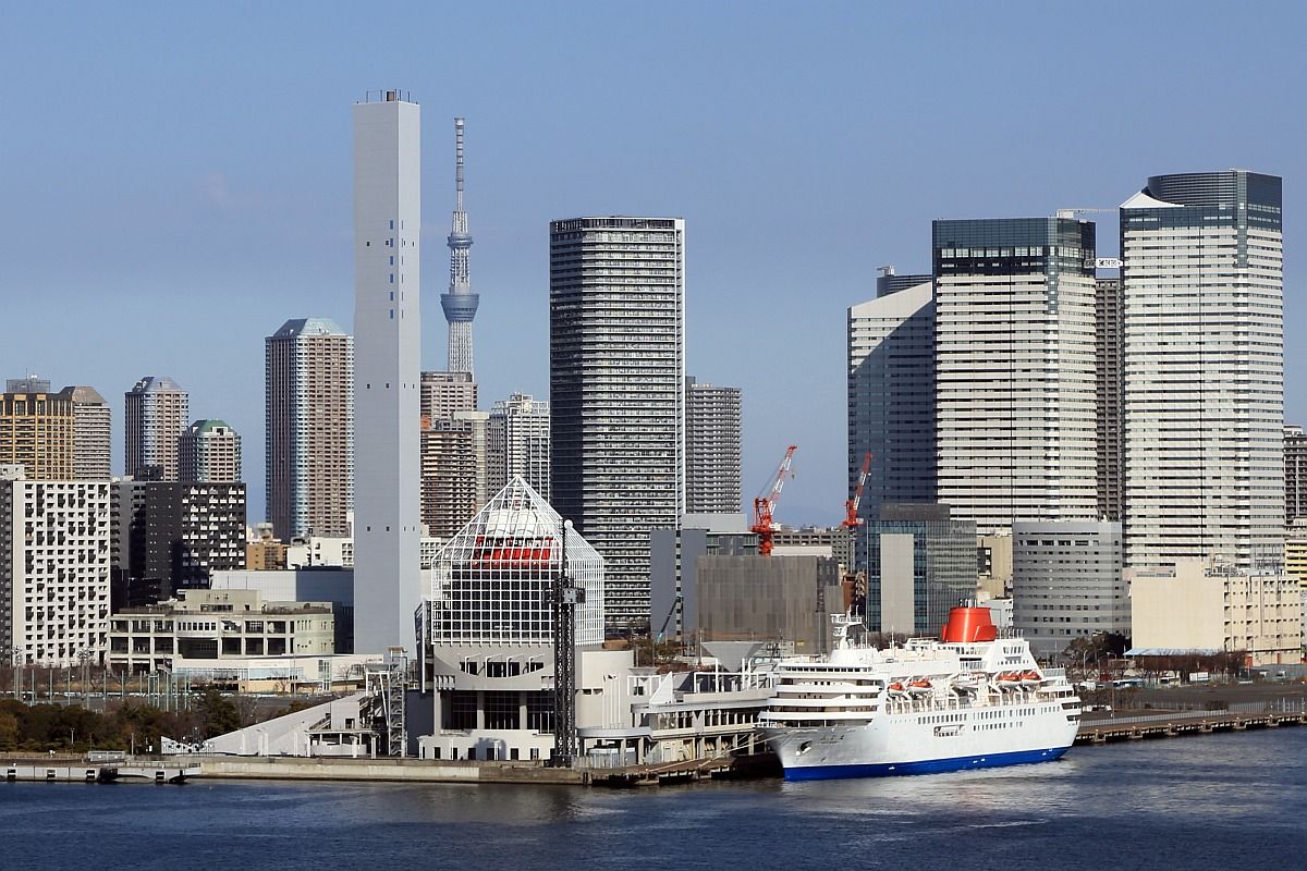 レインボーブリッジから見た東京スカイツリー 東京スカイツリー定点観測所