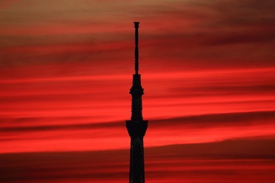 東京スカイツリー夕景