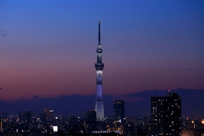 東京スカイツリー夕景