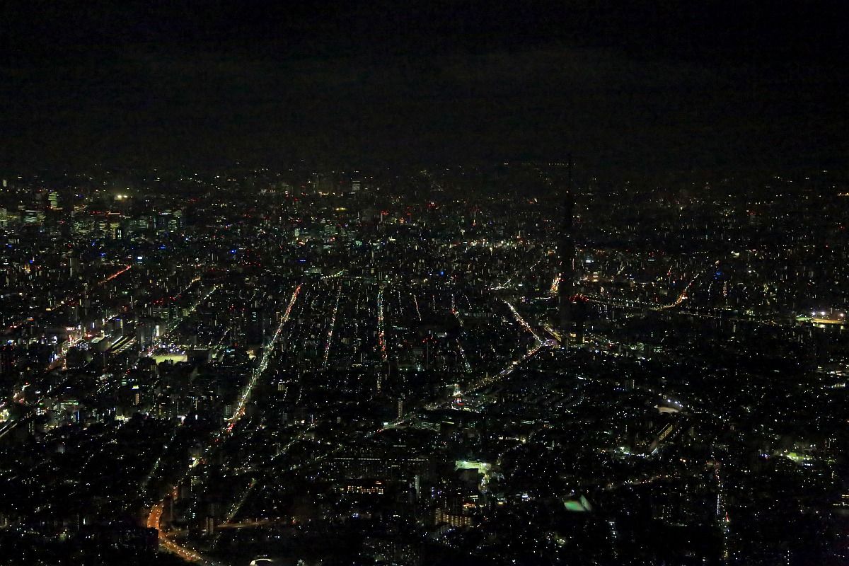 東京スカイツリー定点観測所 空撮 東京スカイツリー定点観測所 空撮