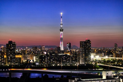 東京スカイツリー夕景