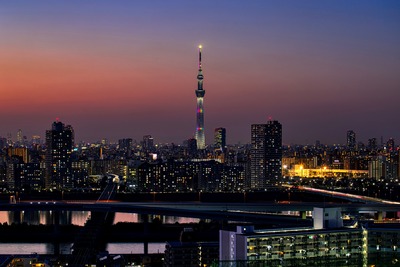 東京スカイツリー夕景