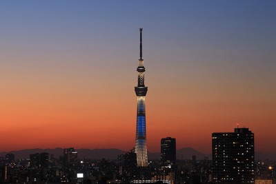 東京スカイツリー夕景