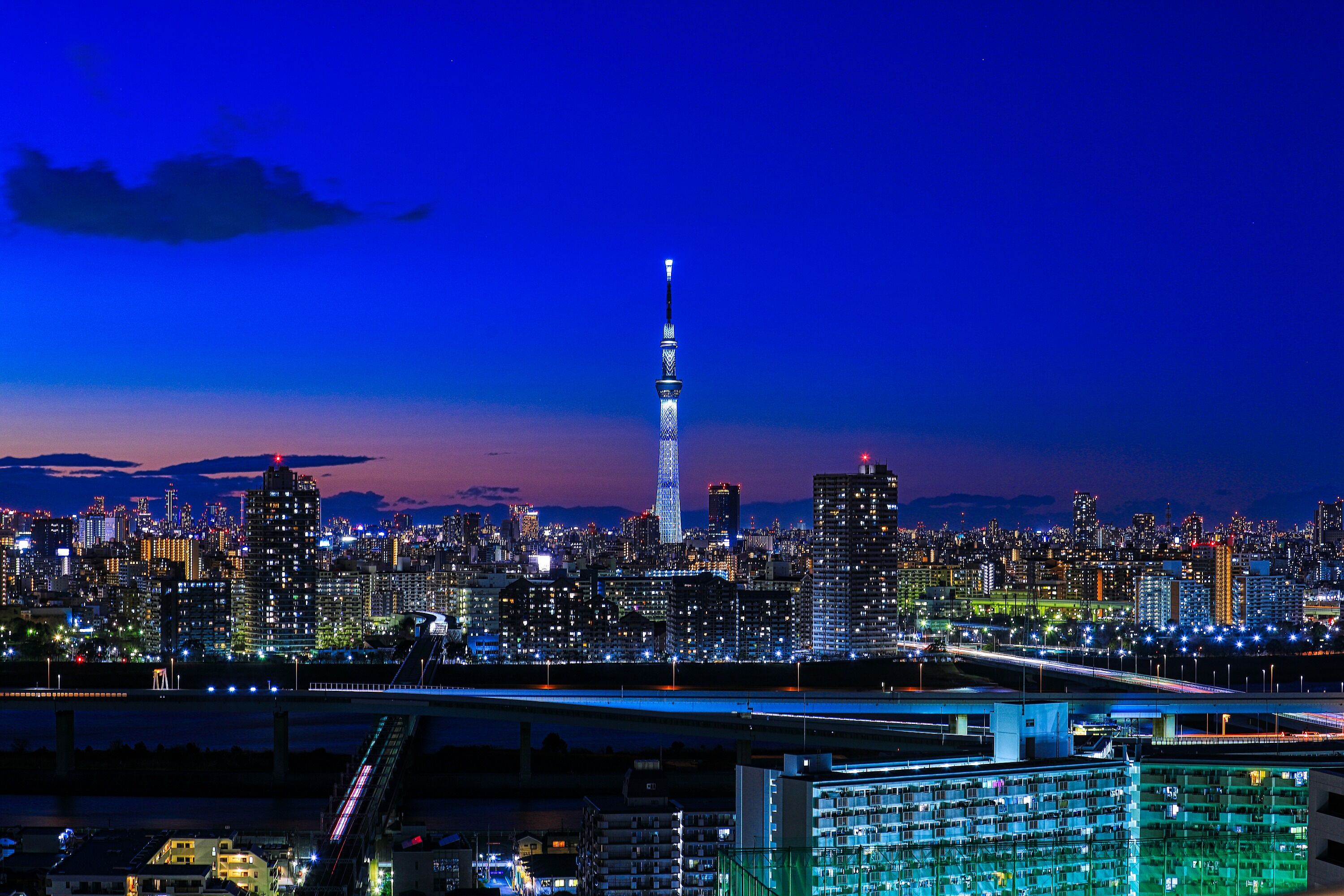 トワイライトタイムの東京スカイツリー 19年12月31日 東京スカイツリー定点観測所 トワイライトタイムの東京スカイツリー 19年12月31日 東京スカイツリー定点観測所