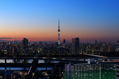 マジックアワーの東京スカイツリー