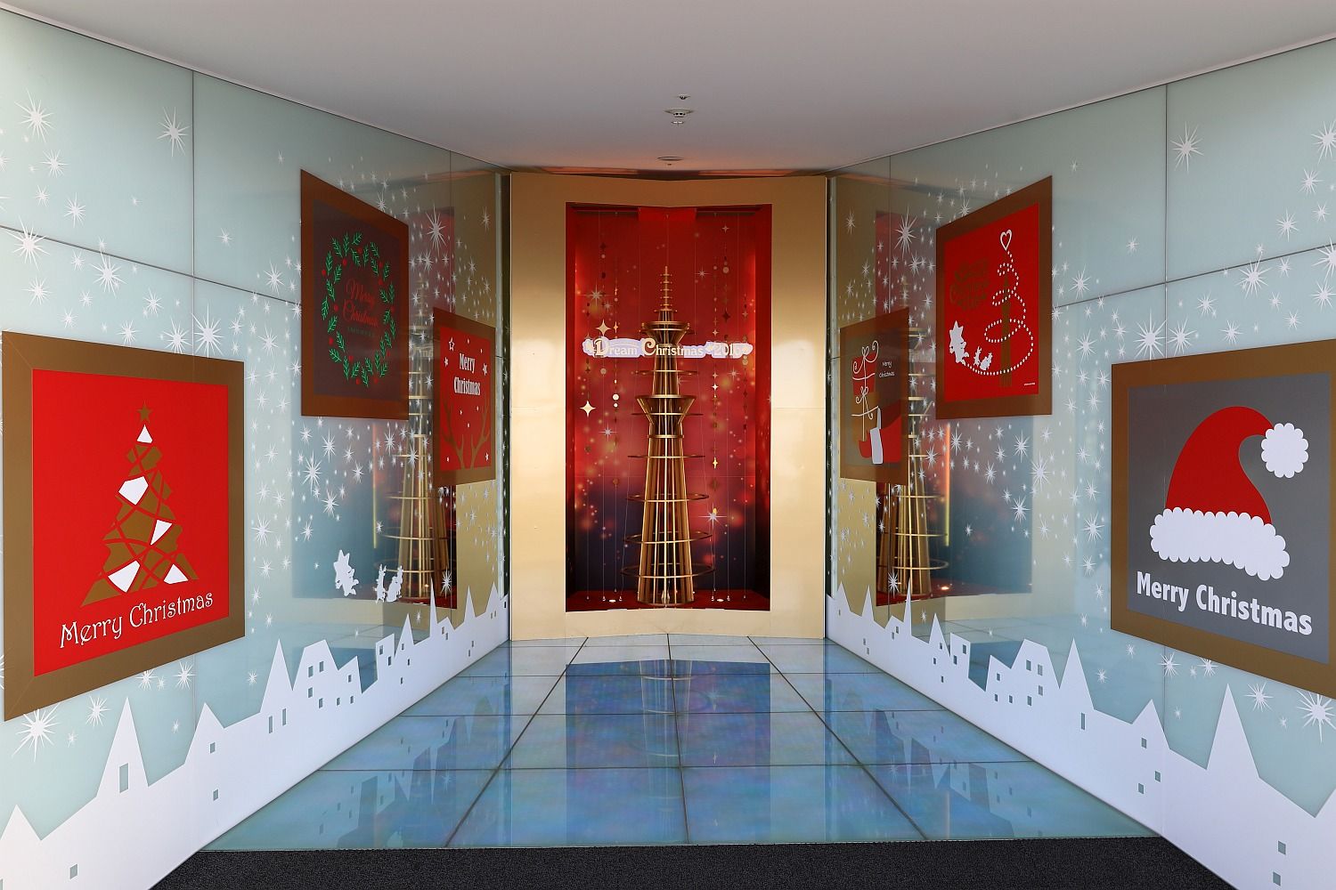 天望回廊の東京スカイツリードリームクリスマス16 東京スカイツリー定点観測所