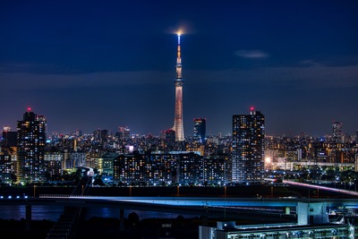 東京スカイツリー夜景「幟」