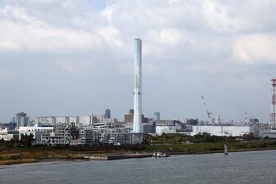 荒川河口橋からの眺め