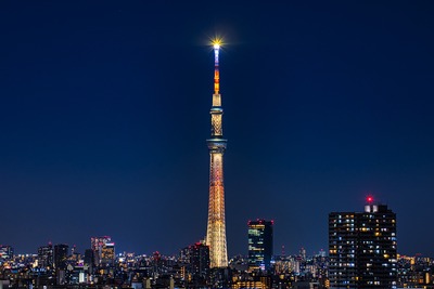 東京スカイツリー夜景「幟」