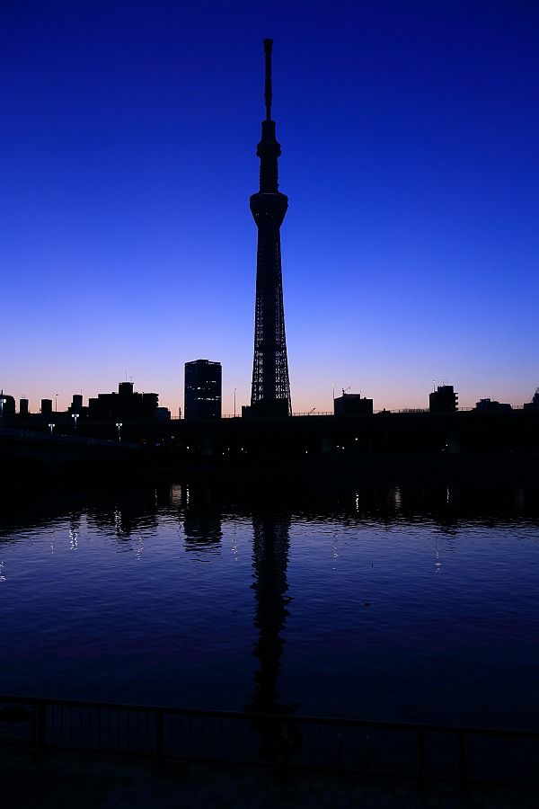 14年初日の出と東京スカイツリー 東京スカイツリー定点観測所
