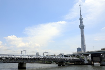 すみだリバーウォークと東京スカイツリー