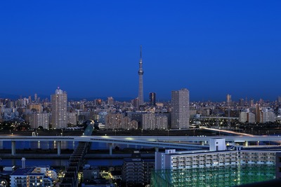 夜明けの東京スカイツリー