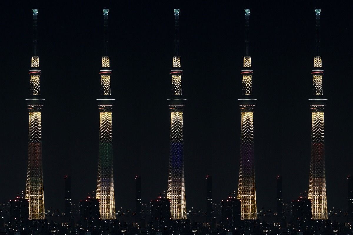 14年 東京スカイツリー の年越しライティング 東京スカイツリー定点観測所