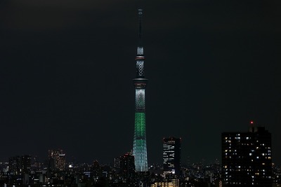 東京スカイツリー開業2周年記念特別ライティング『ホワイトツリー』
