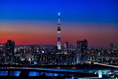 東京スカイツリー夕景
