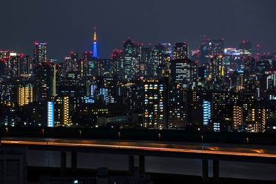 東京タワーブルーライトアップ