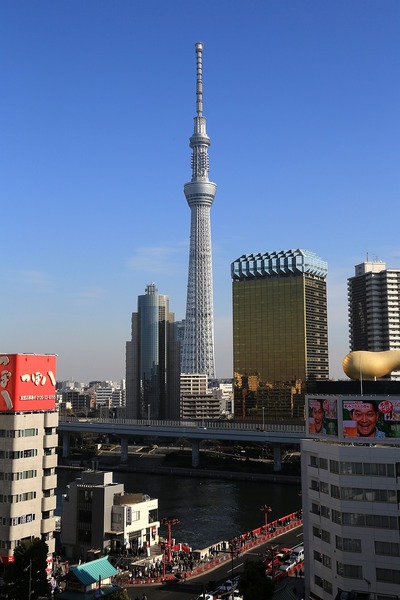 浅草文化観光センターから見た東京スカイツリー